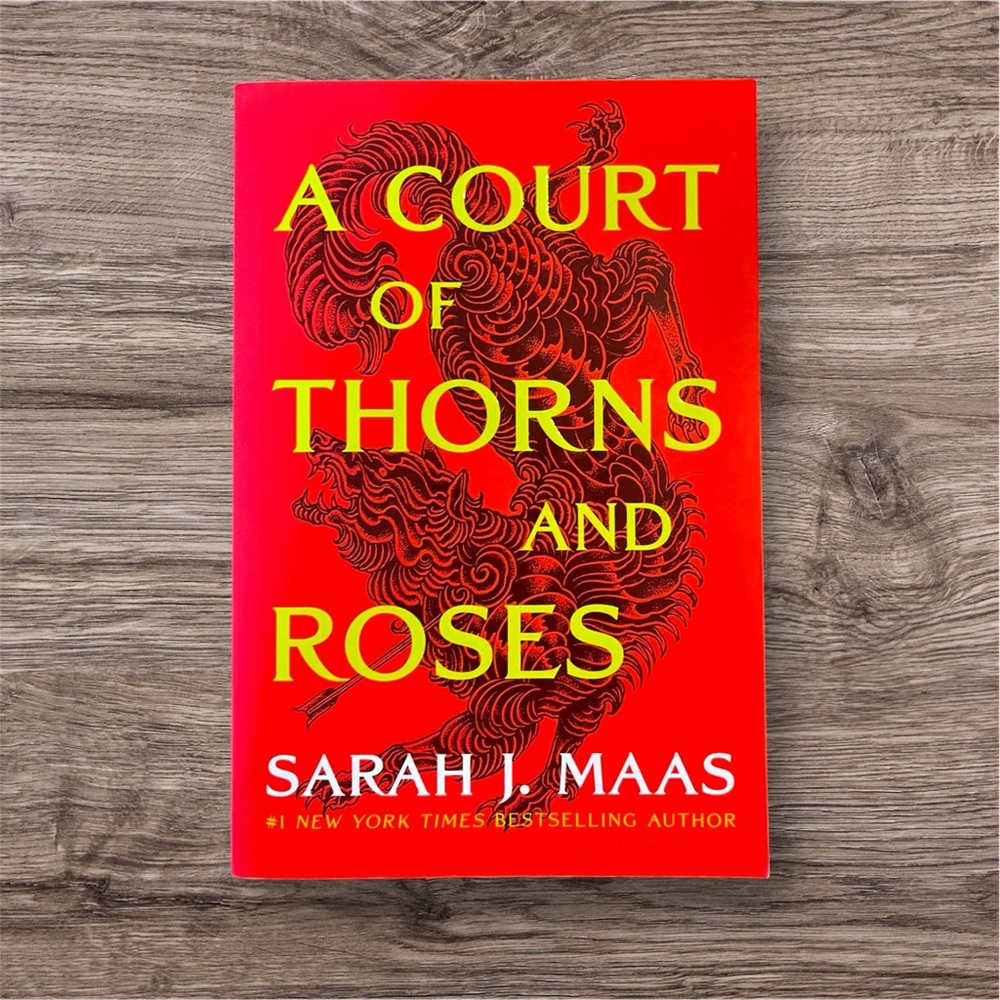 A Court of Thorns and Roses by Sarah J. Maas - Red Paperback Edition